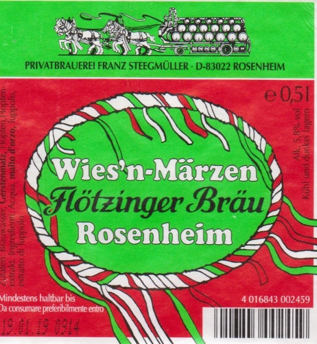 Flötzinger Bräu Rosenheim — Wies'n-Märzen