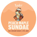 Yonder Brewing — Peach + Maple Sundae