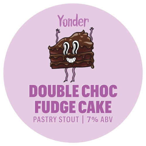 Yonder Brewing — Double Choc Fudge Cake
