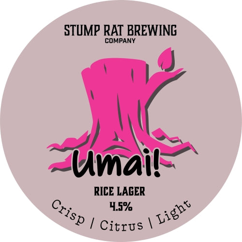 Stump Rat Brewing Company — Umai! - Rice Lager